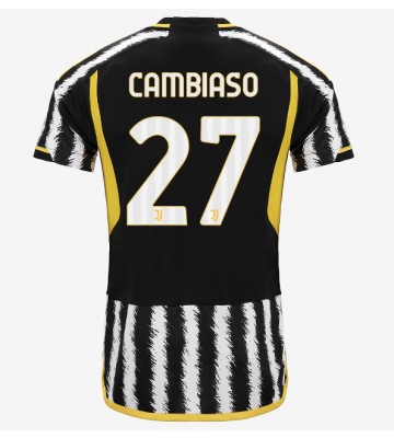 Juventus Andrea Cambiaso #27 Primera Equipación 2023-24 Manga Corta